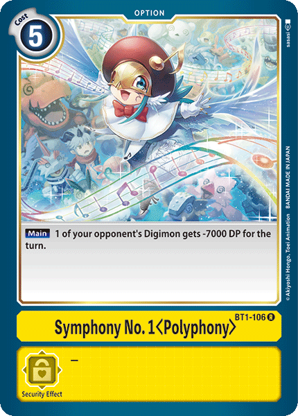 Symphony No.1 (Polyphony) [BT1-106] [Release Special Booster Ver.1.0] | Card Merchant Takapuna