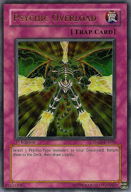 Psychic Overload [TDGS-EN070] Ultimate Rare | Card Merchant Takapuna