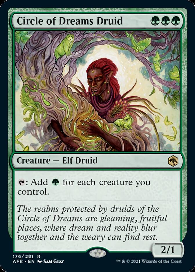 Circle of Dreams Druid [Dungeons & Dragons: Adventures in the Forgotten Realms] | Card Merchant Takapuna