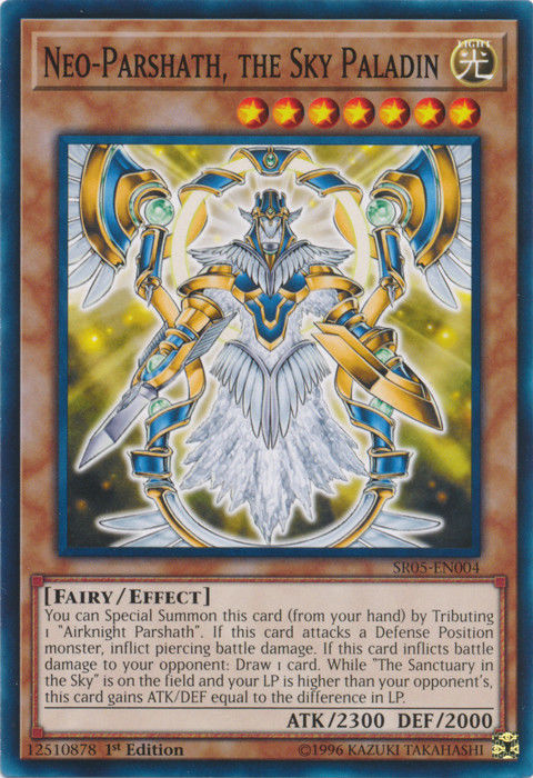 Neo-Parshath, the Sky Paladin [SR05-EN004] Common | Card Merchant Takapuna