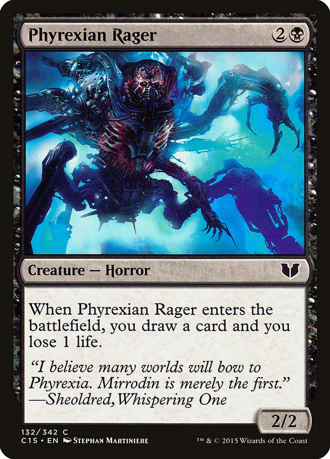 Phyrexian Rager [Commander 2015] | Card Merchant Takapuna