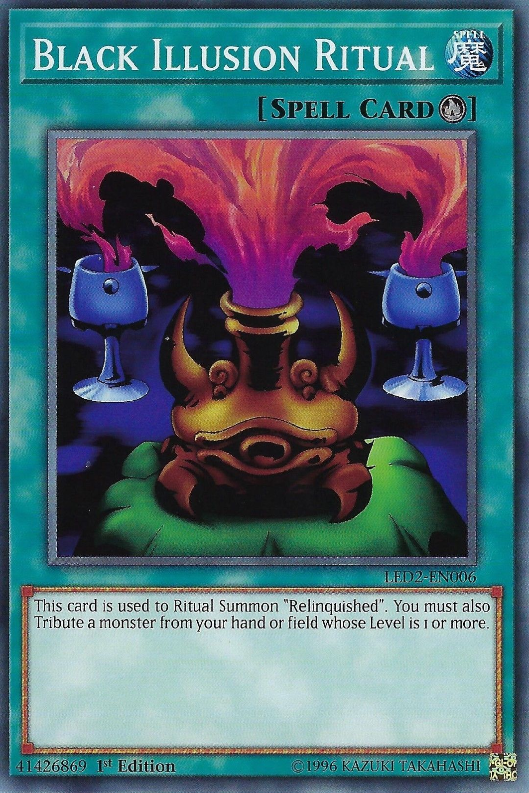 Black Illusion Ritual [LED2-EN006] Common | Card Merchant Takapuna