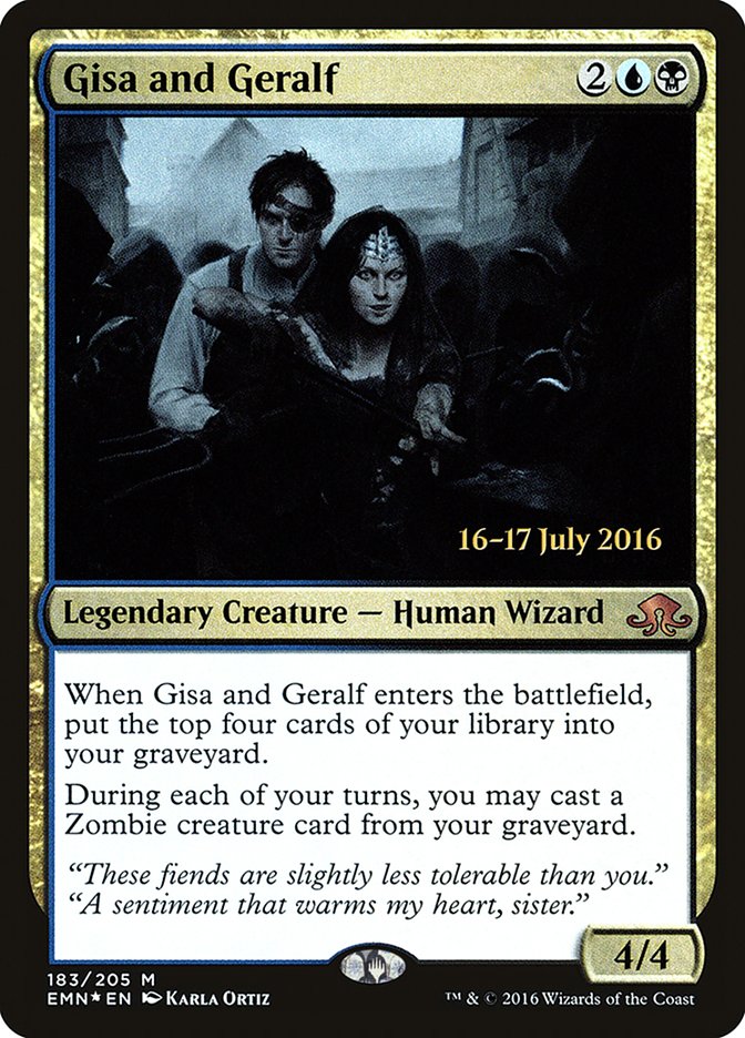 Gisa and Geralf [Eldritch Moon Prerelease Promos] | Card Merchant Takapuna