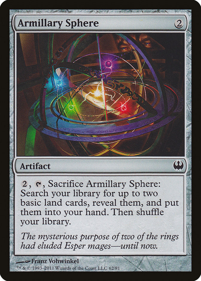 Armillary Sphere [Duel Decks: Knights vs. Dragons] | Card Merchant Takapuna