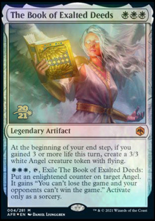 The Book of Exalted Deeds [Dungeons & Dragons: Adventures in the Forgotten Realms Prerelease Promos] | Card Merchant Takapuna