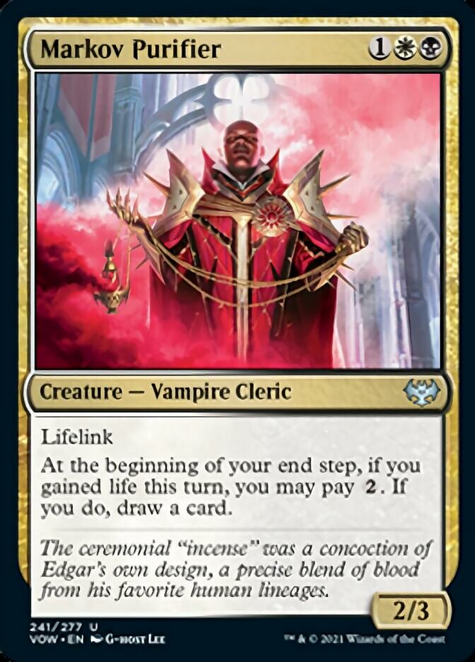 Markov Purifier [Innistrad: Crimson Vow] | Card Merchant Takapuna