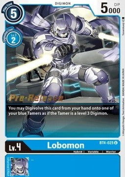 Lobomon [BT4-025] [Great Legend Pre-Release Promos] | Card Merchant Takapuna