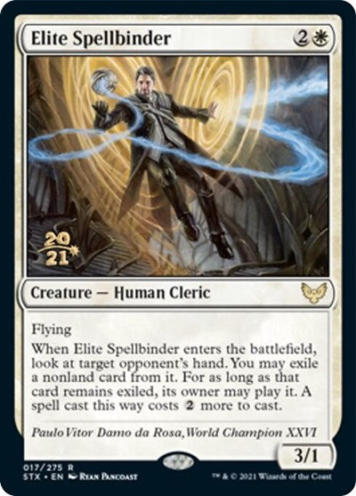 Elite Spellbinder [Strixhaven: School of Mages Prerelease Promos] | Card Merchant Takapuna