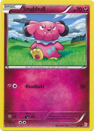 Snubbull (27/30) [XY: Trainer Kit - Sylveon] | Card Merchant Takapuna