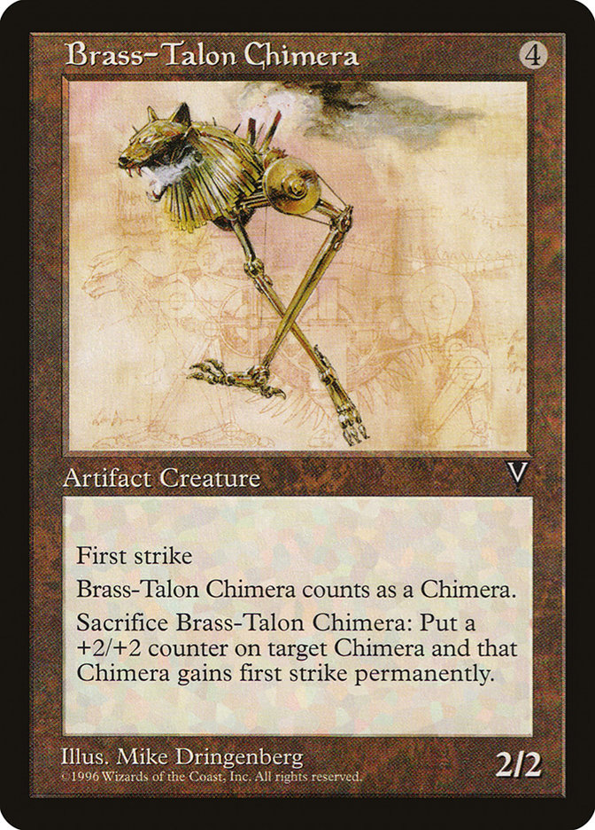 Brass-Talon Chimera [Visions] | Card Merchant Takapuna