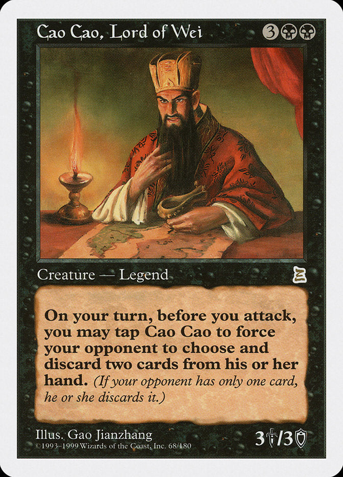 Cao Cao, Lord of Wei [Portal Three Kingdoms] | Card Merchant Takapuna