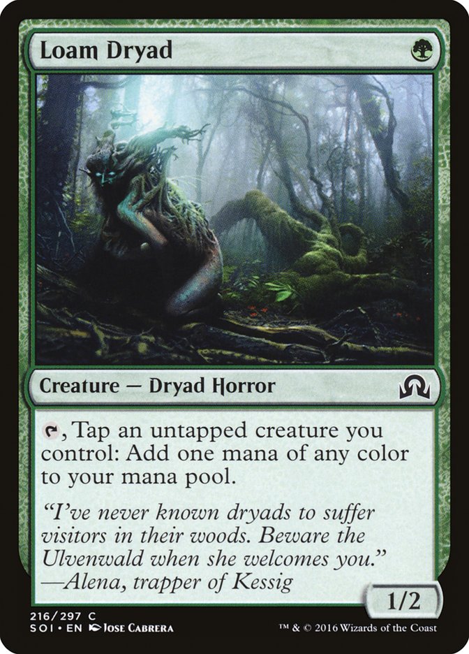 Loam Dryad [Shadows over Innistrad] | Card Merchant Takapuna