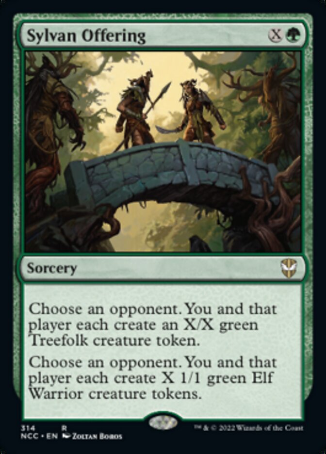 Sylvan Offering [Streets of New Capenna Commander] | Card Merchant Takapuna