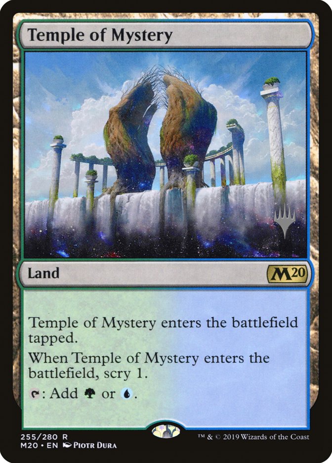 Temple of Mystery (Promo Pack) [Core Set 2020 Promos] | Card Merchant Takapuna