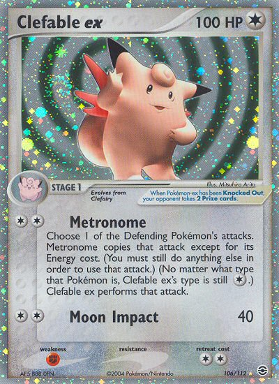 Clefable ex (106/112) [EX: FireRed & LeafGreen] | Card Merchant Takapuna