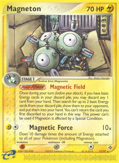 Magneton (17/97) [EX: Dragon] | Card Merchant Takapuna