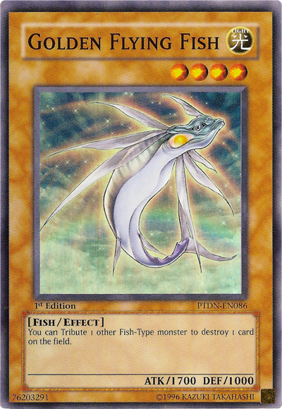 Golden Flying Fish [PTDN-EN086] Super Rare | Card Merchant Takapuna