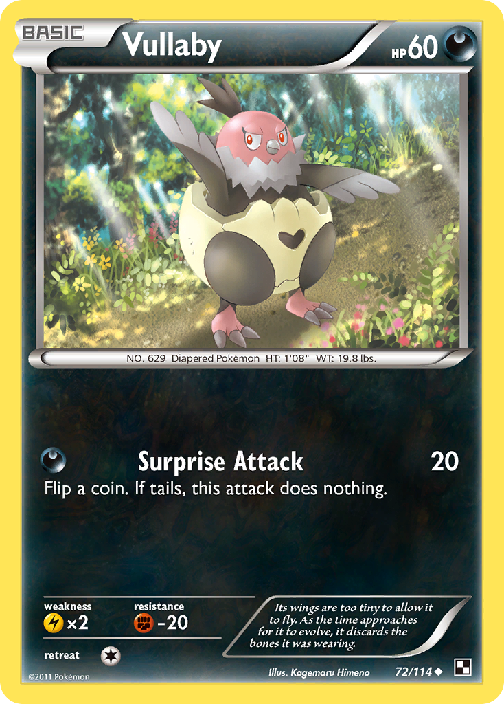 Vullaby (72/114) [Black & White: Base Set] | Card Merchant Takapuna