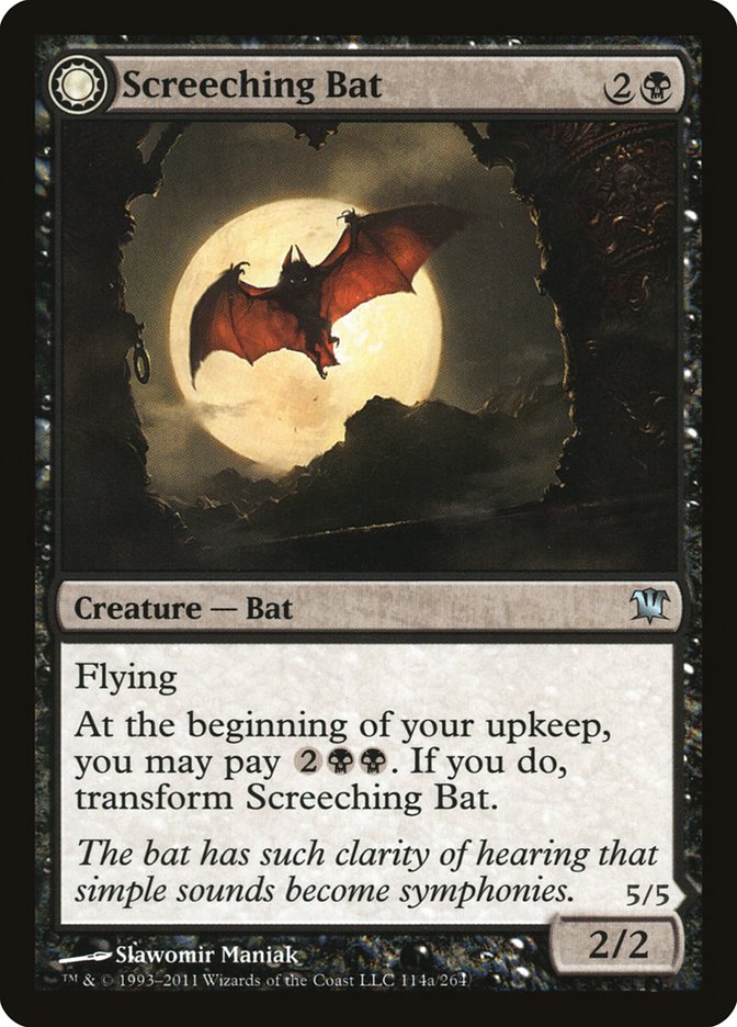 Screeching Bat // Stalking Vampire [Innistrad] | Card Merchant Takapuna