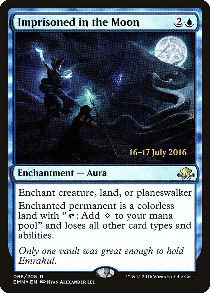 Imprisoned in the Moon [Eldritch Moon Prerelease Promos] | Card Merchant Takapuna