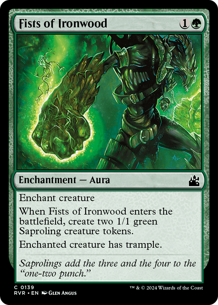 Fists of Ironwood [Ravnica Remastered] | Card Merchant Takapuna