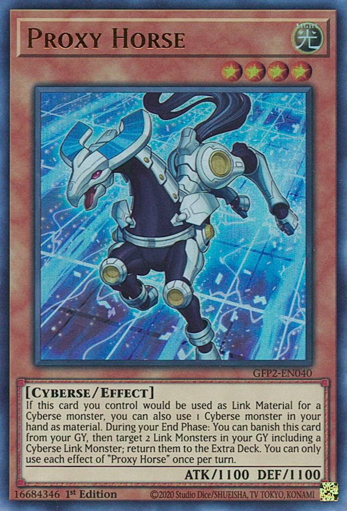 Proxy Horse [GFP2-EN040] Ultra Rare | Card Merchant Takapuna