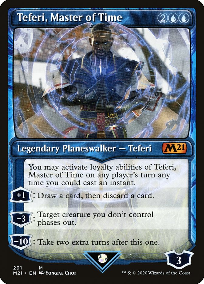 Teferi, Master of Time (Showcase) (291) [Core Set 2021] | Card Merchant Takapuna