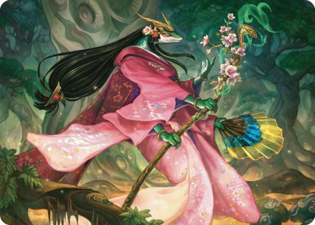 Sakiko, Mother of Summer Art Card [Commander Masters Art Series] | Card Merchant Takapuna