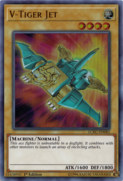 V-Tiger Jet [LCKC-EN082] Ultra Rare | Card Merchant Takapuna