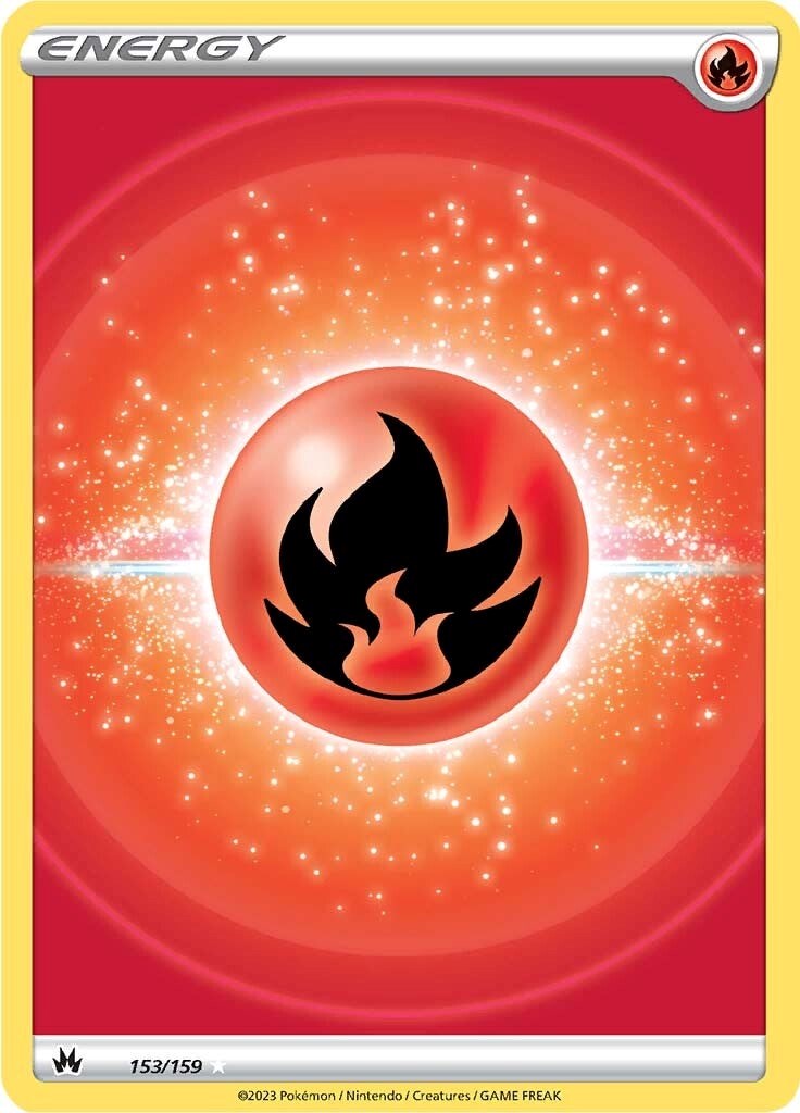 Fire Energy (153/159) (Texture Full Art) [Sword & Shield: Crown Zenith] | Card Merchant Takapuna