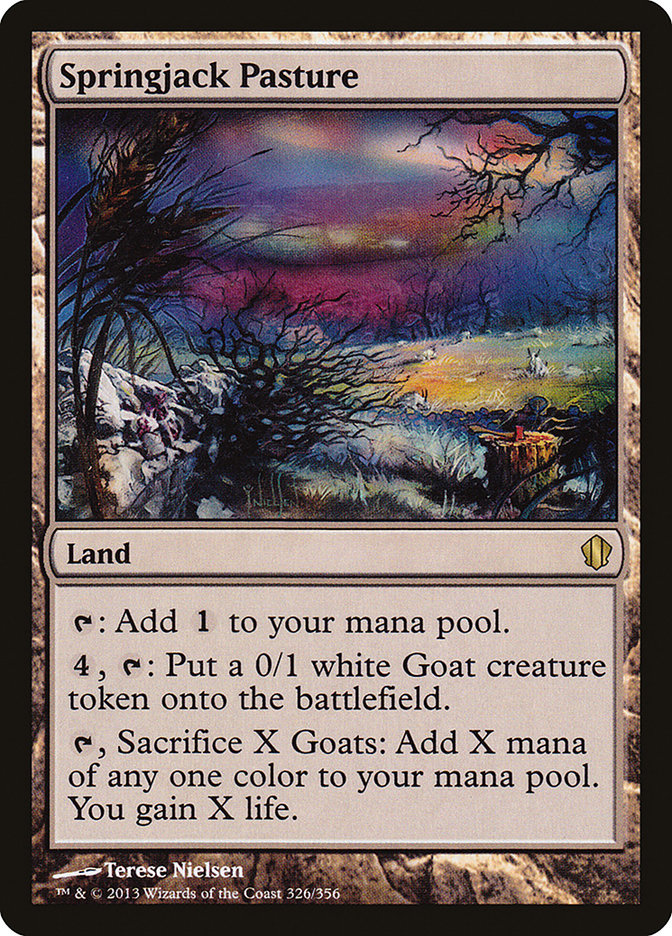 Springjack Pasture [Commander 2013] | Card Merchant Takapuna