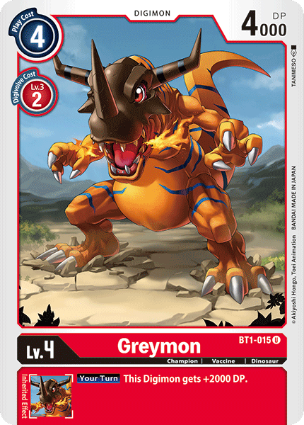 Greymon [BT1-015] [Release Special Booster Ver.1.0] | Card Merchant Takapuna