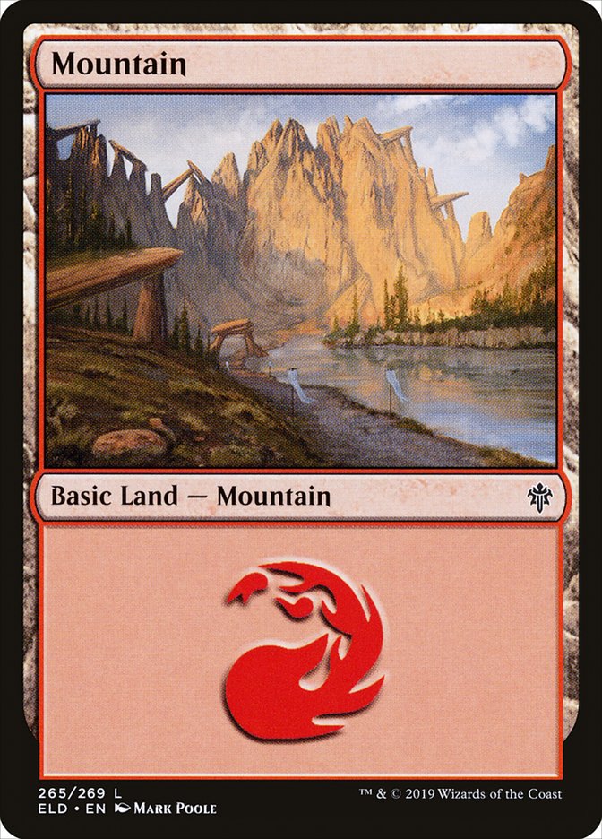 Mountain (265) [Throne of Eldraine] | Card Merchant Takapuna