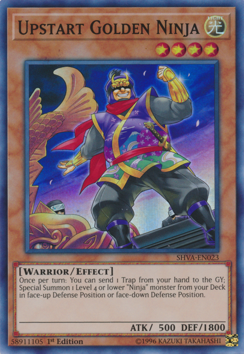 Upstart Golden Ninja [SHVA-EN023] Super Rare | Card Merchant Takapuna