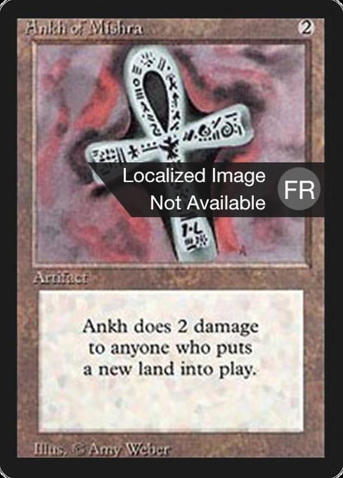 Ankh of Mishra [Foreign Black Border] | Card Merchant Takapuna