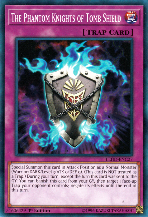 The Phantom Knights of Tomb Shield [LEHD-ENC27] Common | Card Merchant Takapuna