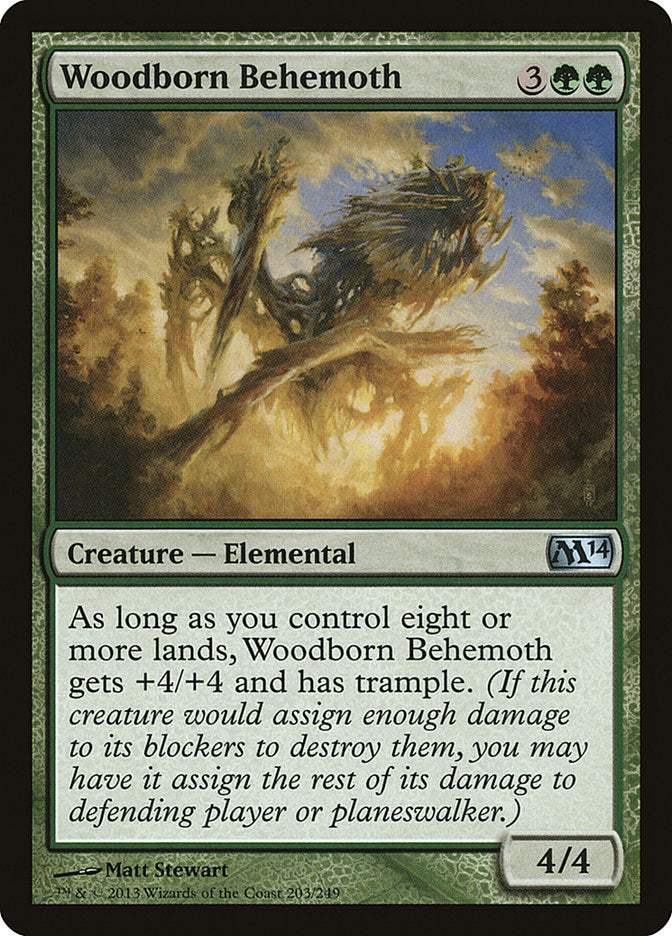 Woodborn Behemoth [Magic 2014] | Card Merchant Takapuna