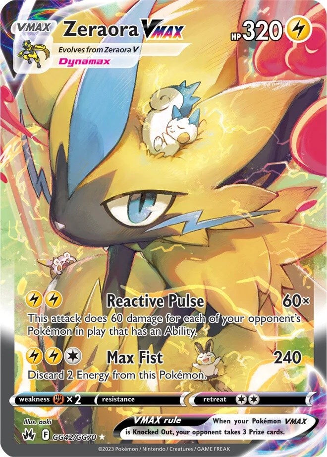 Zeraora VMAX (GG42/GG70) [Sword & Shield: Crown Zenith] | Card Merchant Takapuna