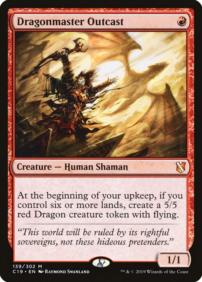 Dragonmaster Outcast [Commander 2019] | Card Merchant Takapuna