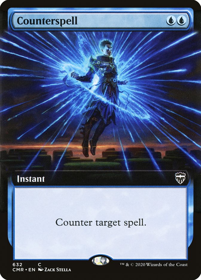 Counterspell (Extended Art) [Commander Legends] | Card Merchant Takapuna