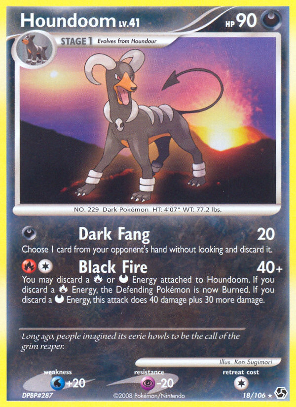 Houndoom (18/106) [Diamond & Pearl: Great Encounters] | Card Merchant Takapuna