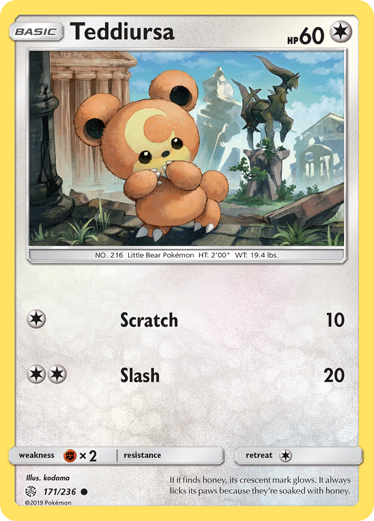 Teddiursa (171/236) [Sun & Moon: Cosmic Eclipse] | Card Merchant Takapuna