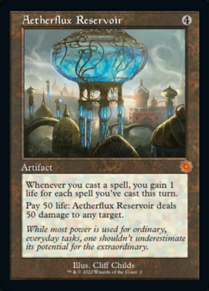 Aetherflux Reservoir (Retro) [The Brothers' War Retro Artifacts] | Card Merchant Takapuna