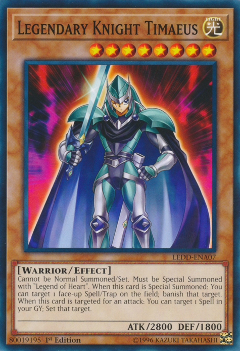 Legendary Knight Timaeus [LEDD-ENA07] Common | Card Merchant Takapuna