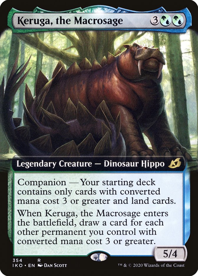 Keruga, the Macrosage (Extended Art) [Ikoria: Lair of Behemoths] | Card Merchant Takapuna