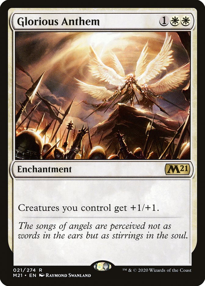 Glorious Anthem [Core Set 2021] | Card Merchant Takapuna