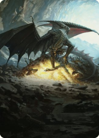 Ancient Copper Dragon Art Card (04) [Commander Legends: Battle for Baldur's Gate Art Series] | Card Merchant Takapuna