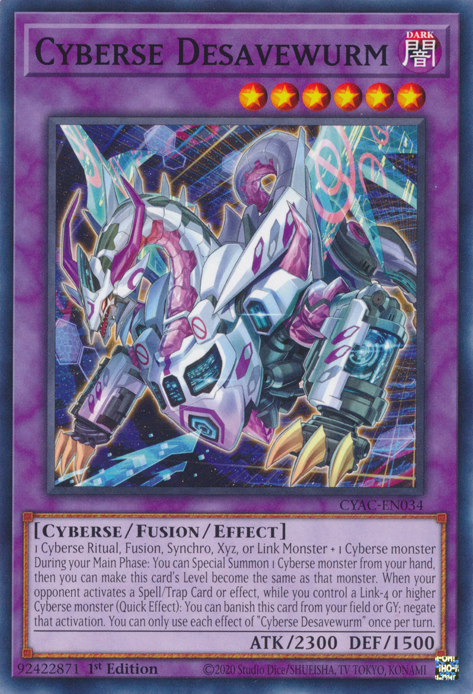 Cyberse Desavewurm [CYAC-EN034] Common | Card Merchant Takapuna