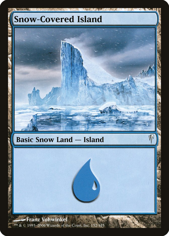 Snow-Covered Island [Coldsnap] | Card Merchant Takapuna