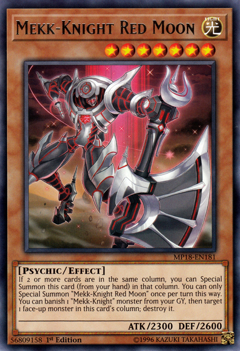 Mekk-Knight Red Moon [MP18-EN181] Rare | Card Merchant Takapuna